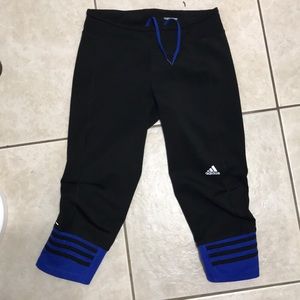 Adidas crop sport/workout pants